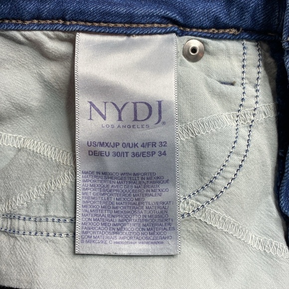 NYDJ Ami Uplift blue jeans size 0 - Picture 5 of 9